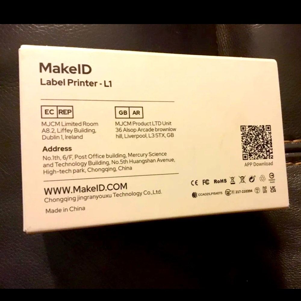 MakeID Label Printer L1 - Green - Picture 2 of 3